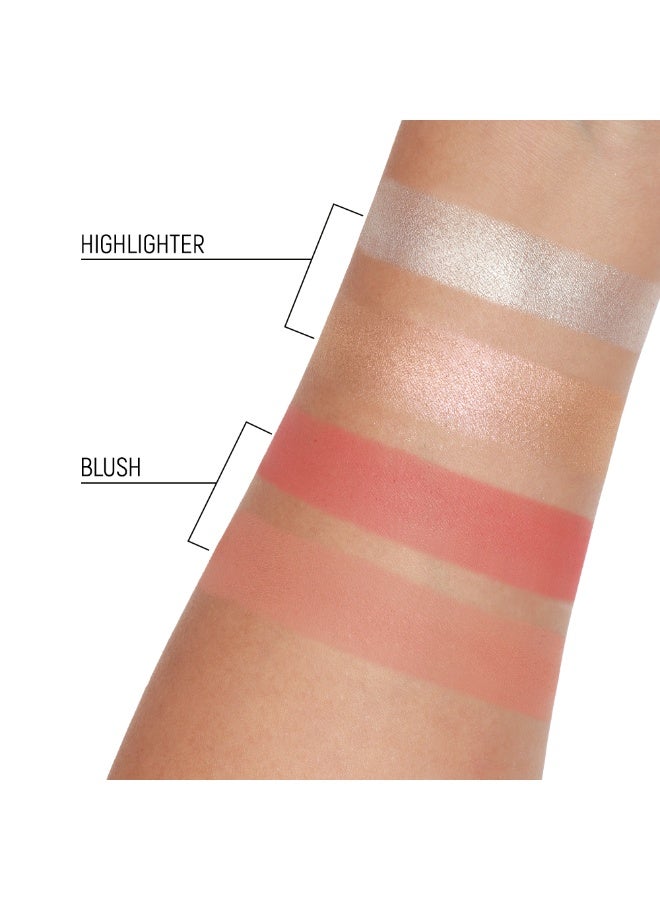 Character 4 Color Blush & Highlighter Palette - Image 2